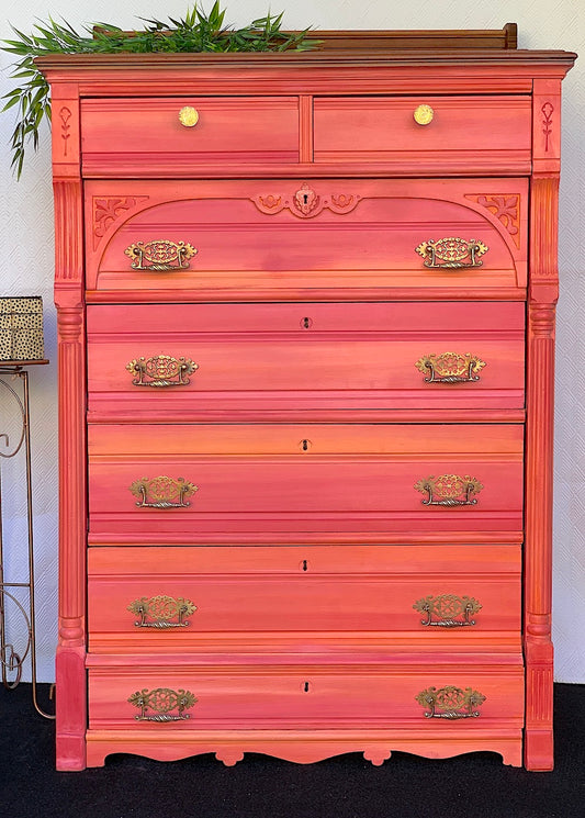 SOLD Sunrise Mahogany Dresser