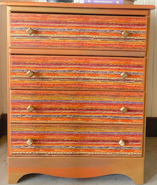 SOLD Copper Secretary Desk & Dresser